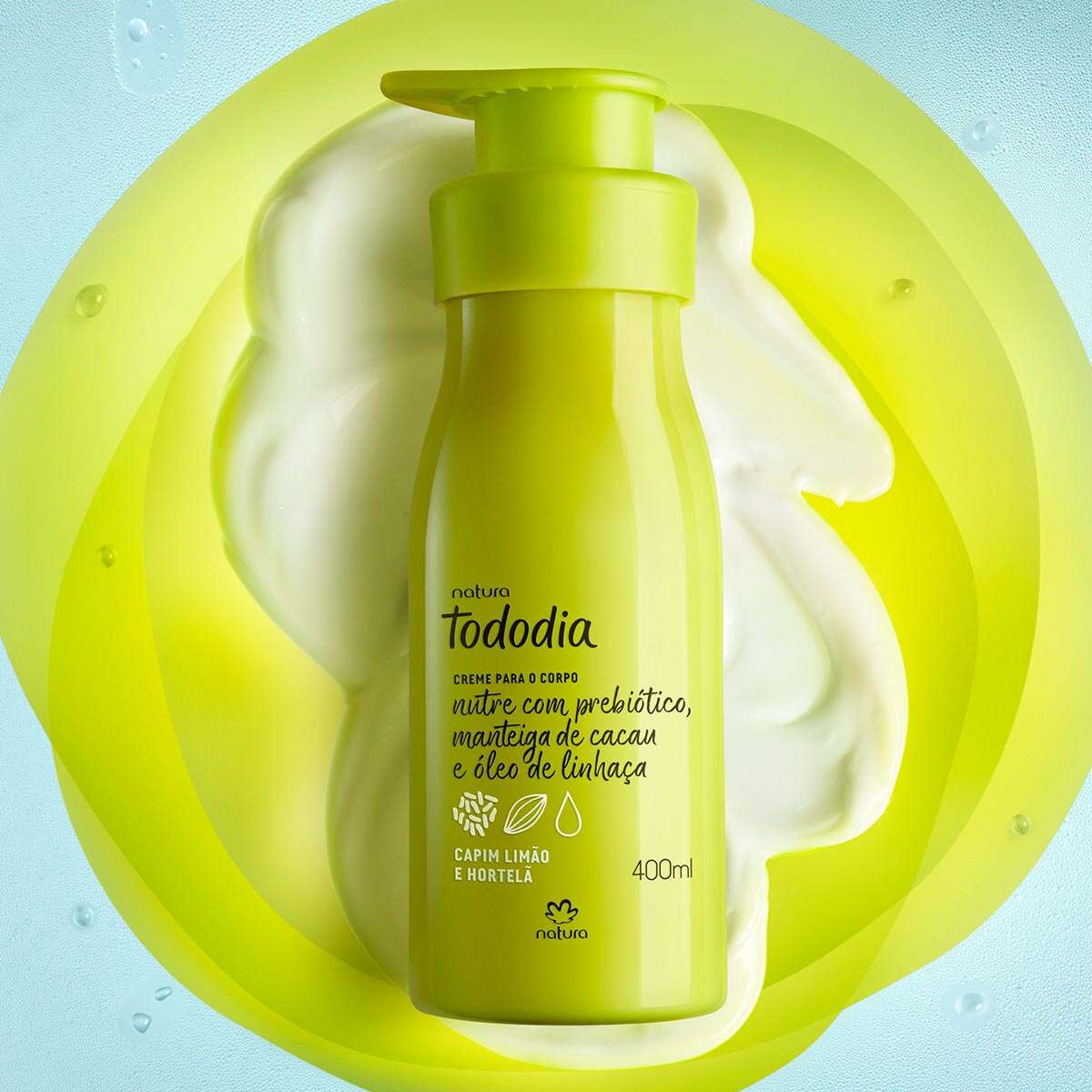 Crema corporal Tododia de limoncillo y menta - 400 ml