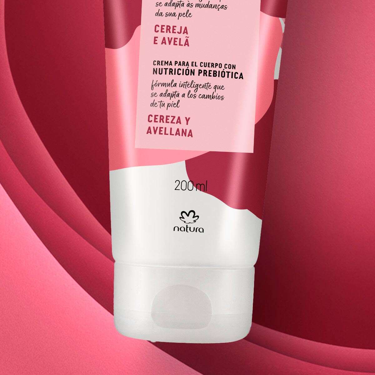 Creme Desodorante Nutritivo para o Corpo Tododia Cereja e Avelã - 200ml