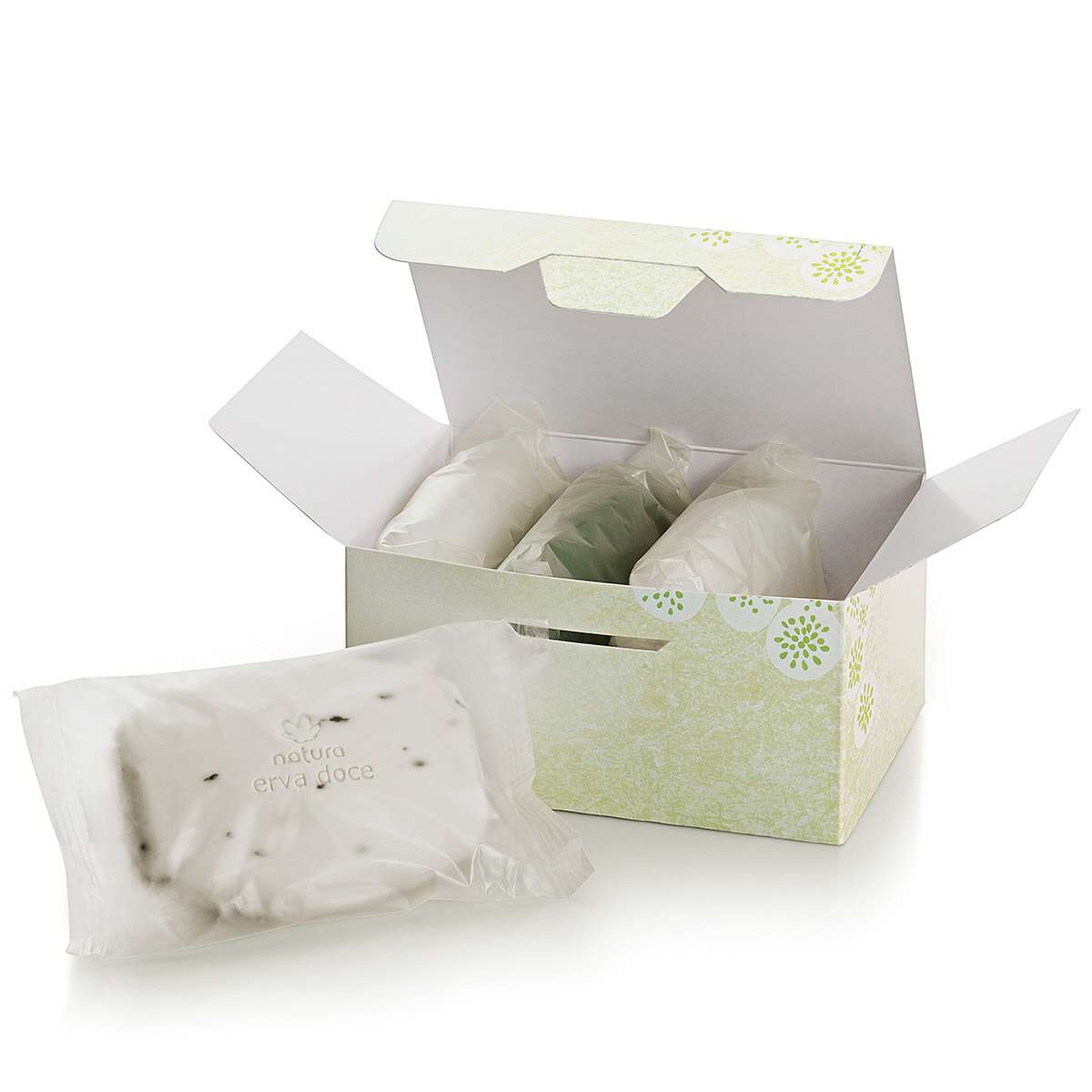 Caja de Jabones Surtidos de Hierbas Dulces con 4 unidades
