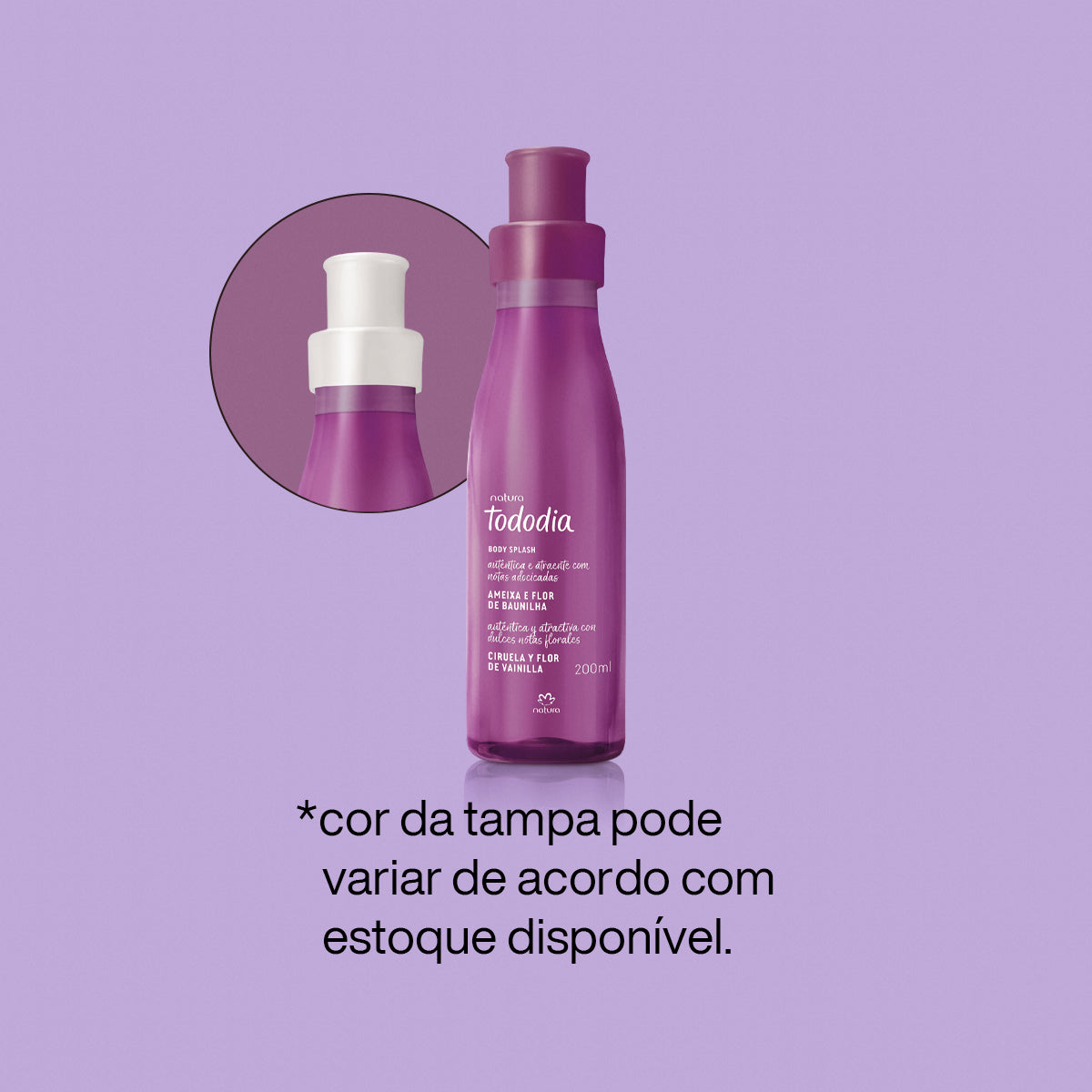 Kit de crema nutritiva y splash corporal Tododia de ciruela y flor de vainilla (2 productos)