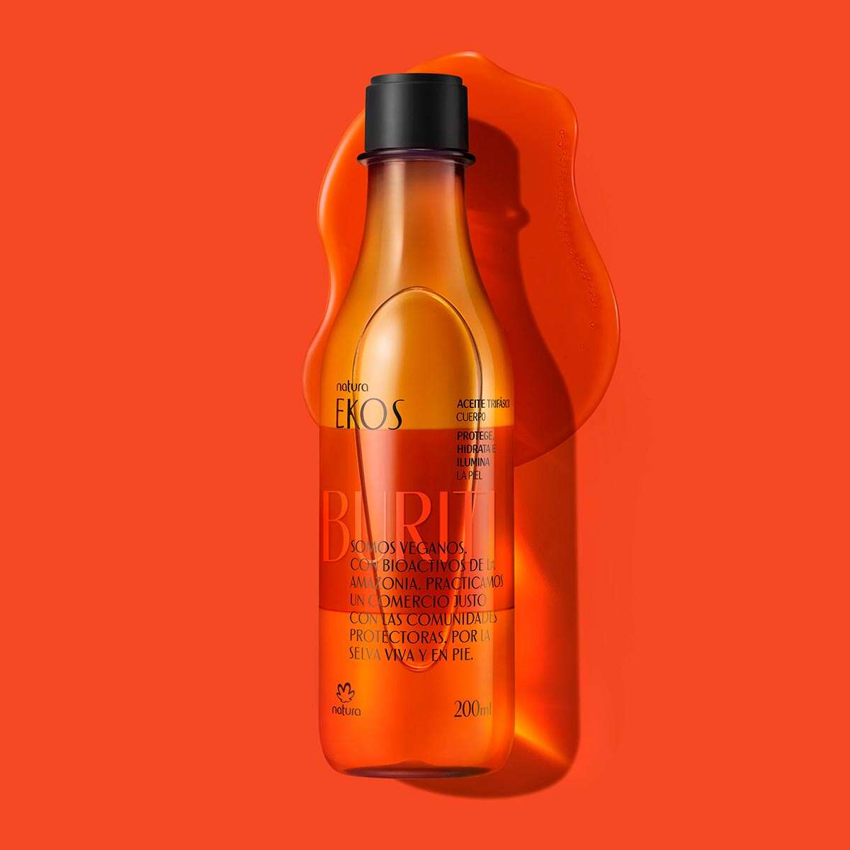 Óleo Trifásico Desodorante Corporal Ekos Buriti 200ml