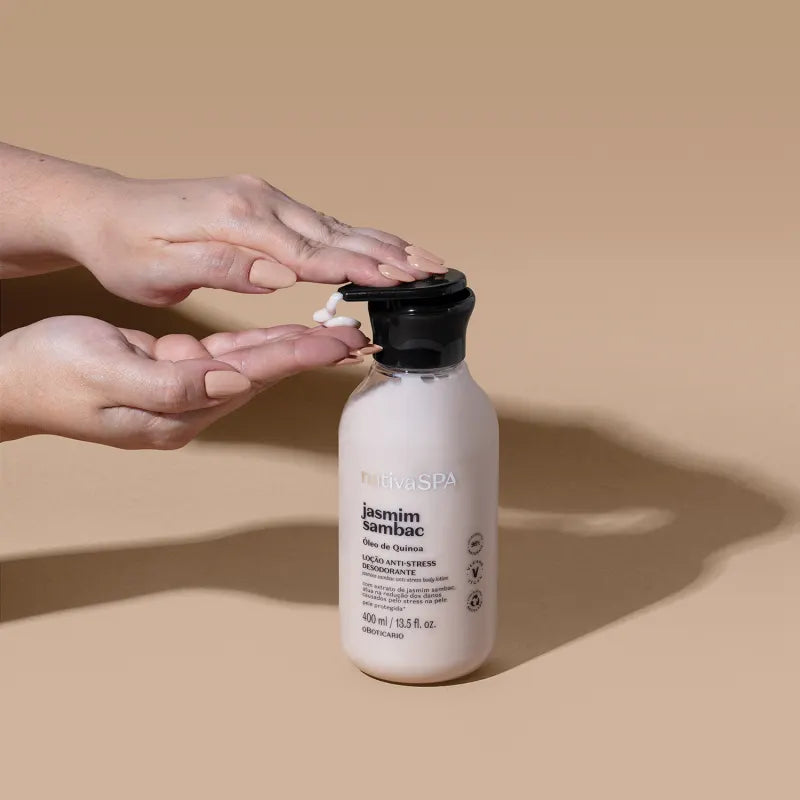 Loção Hidratante Desodorante Corporal Anti-stress Nativa SPA Jasmim Sambac 400ml