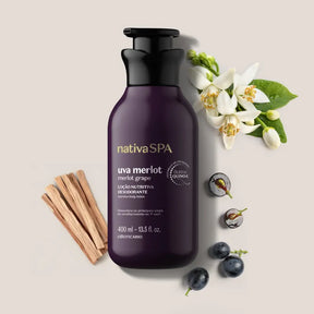Loção Nutritiva Desodorante Nativa Spa Uva Merlot 400ml