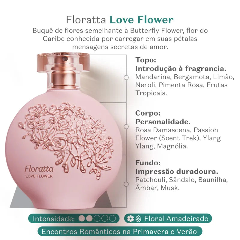 Floratta Love Flower Desodorante Colônia 75ml