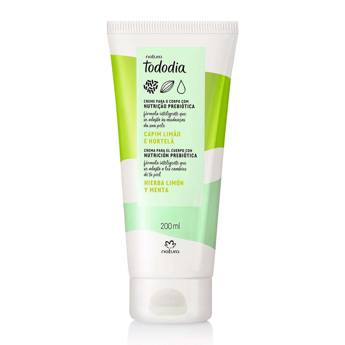 Hidratante Corporal Natura Tododia Capim Limão e Hortelã - 200ml