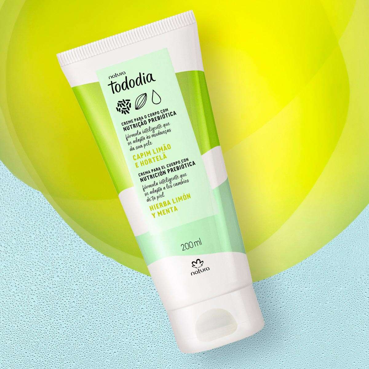 Hidratante Corporal Natura Tododia Capim Limão e Hortelã - 200ml