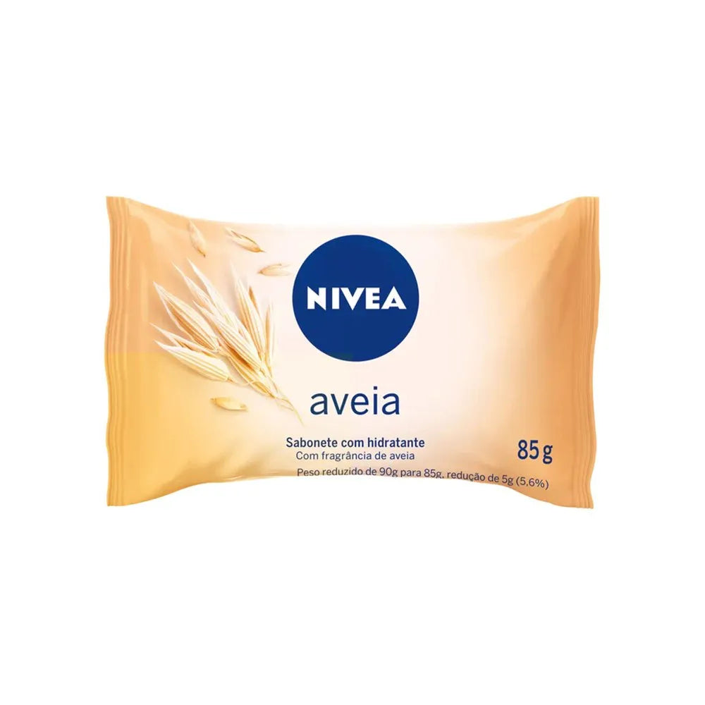 Sabonete Em Barra Hidratante Nivea Com Aveia 85g
