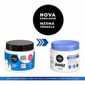 Máscara de Tratamento Salon Line Bomba de Vitaminas 500g