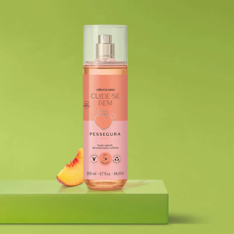 Body Splash Desodorante Colônia Cuide-se Bem Pessegura 200ml