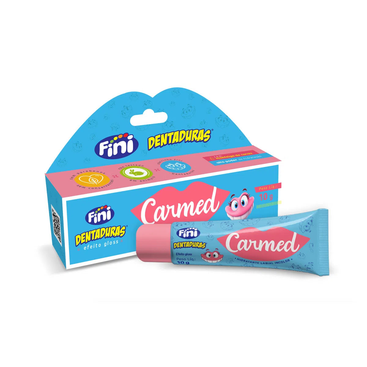 Carmed Fini Lip Moisturiser - Shine Effect - 10g