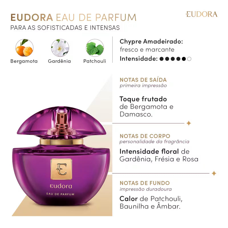Eudora Eau De Parfum Roxo 75ml