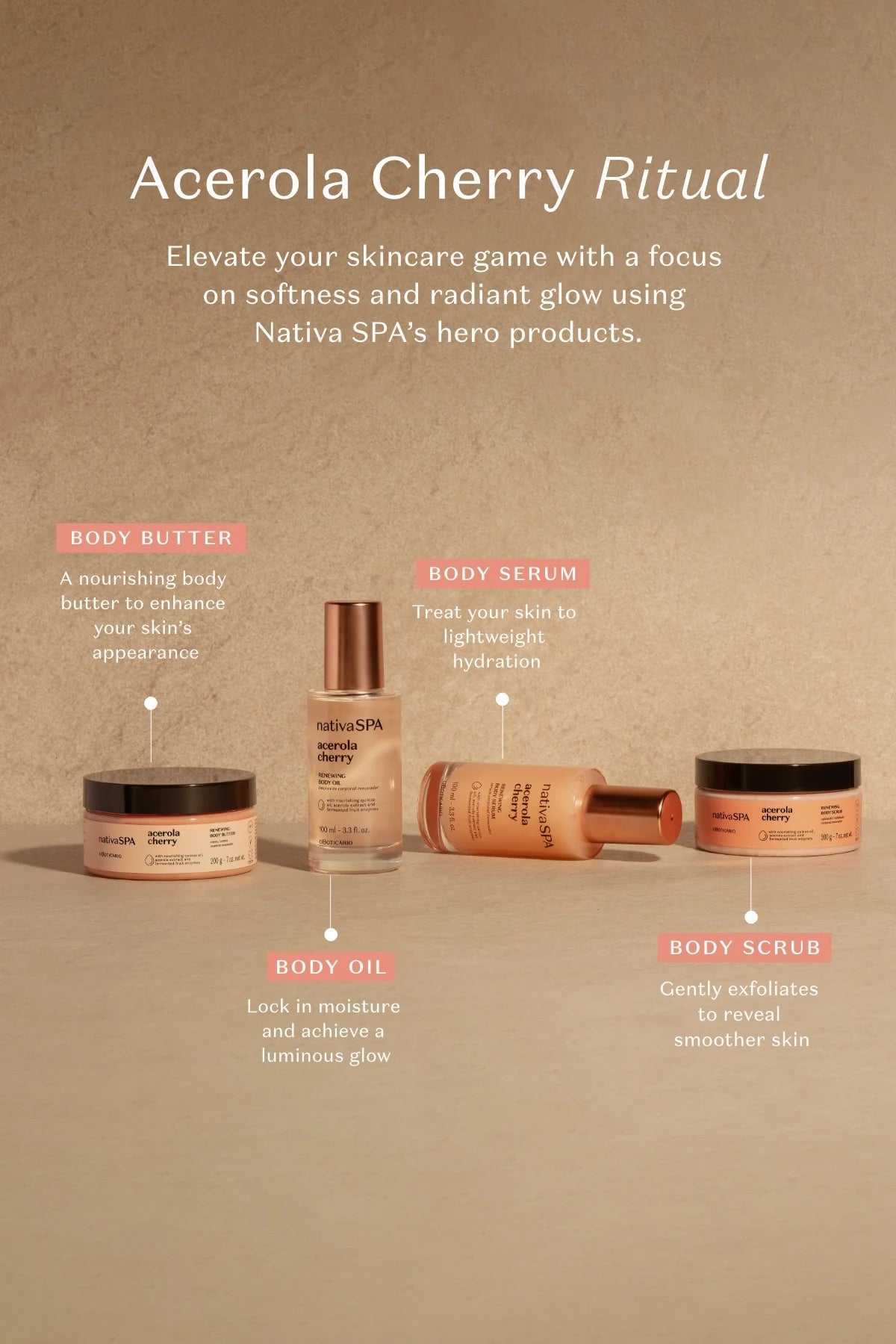 Nspa Esfoliante Corporal Acerola Cherry 200g