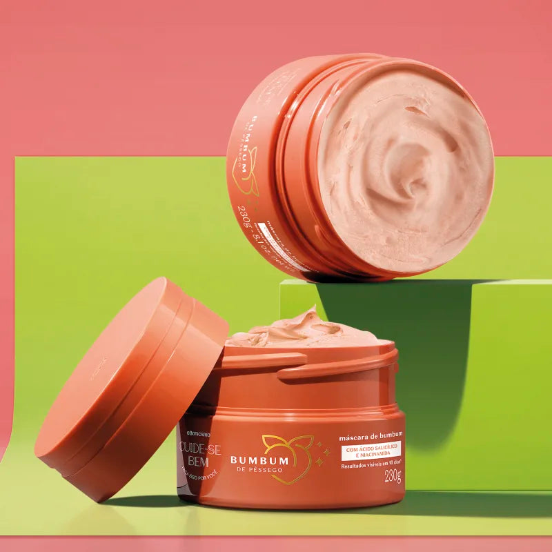 Creme Esfoliante de Bumbum Cuide-se Bem Bumbum de Pêssego 230g