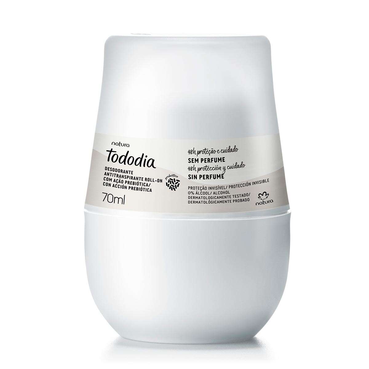 Desodorante Antitranspirante Rollon Tododia Sem Perfume 70ml