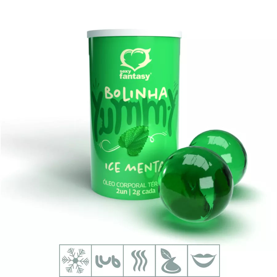 Bolinha Beijável Ice Yummy Com 2un - Ice Menta