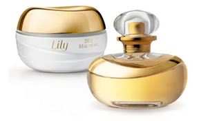 Kit Lily Eau de Parfum 75ml + Creme Acetinado Hidratante Corporal 250g