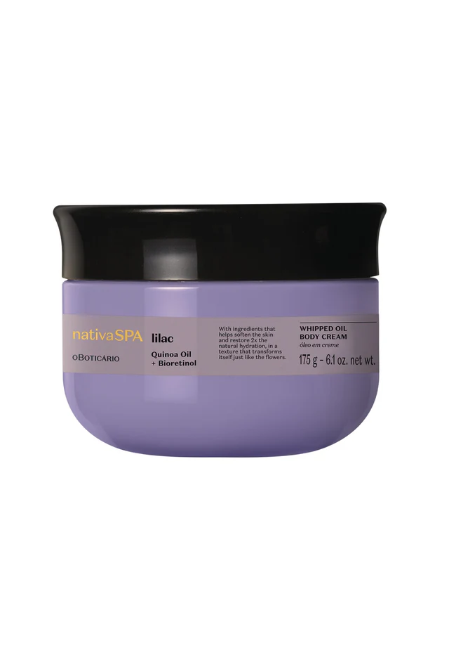 Nativa SPA Lilac Smoothing Whipped Oil Body Cream 175g