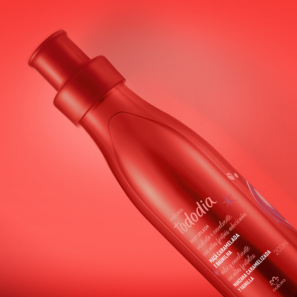 Body Splash Desodorante Colônia Tododia Maçã Caramelada e Baunilha 200 ml