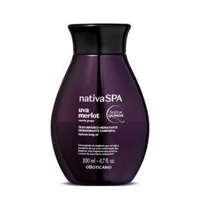 Óleo Bifásico Hidratante Desodorante Corporal Nativa Spa Uva Merlot 200ml