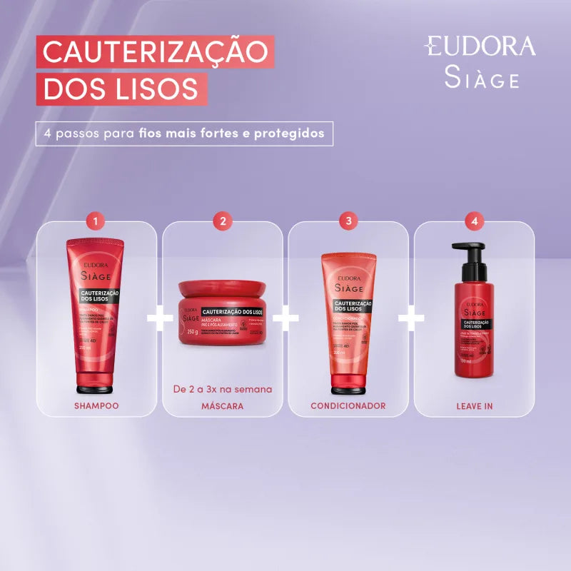 Shampoo Siàge Cauterização dos Lisos 250ml