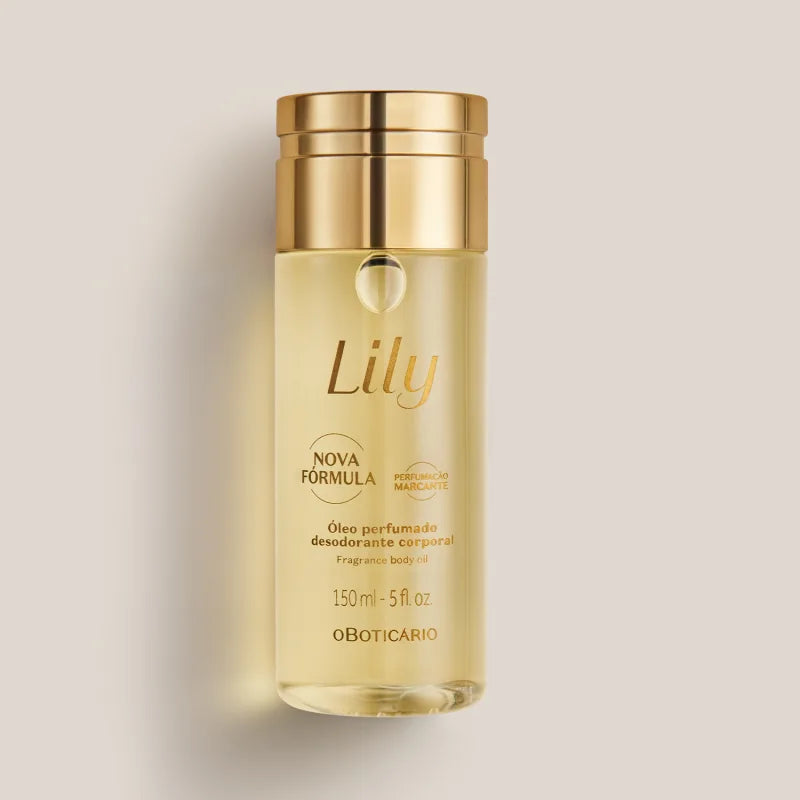 Óleo Perfumado Desodorante Corporal Lily, 150ml