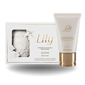 Kit Lily creme de mao + sabonete em barra